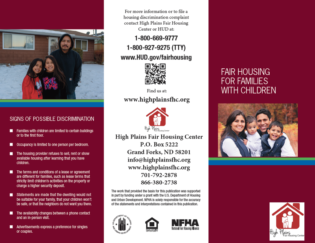 Fair Housing for Families with Children Brochure, High Plains Fair Housing Center